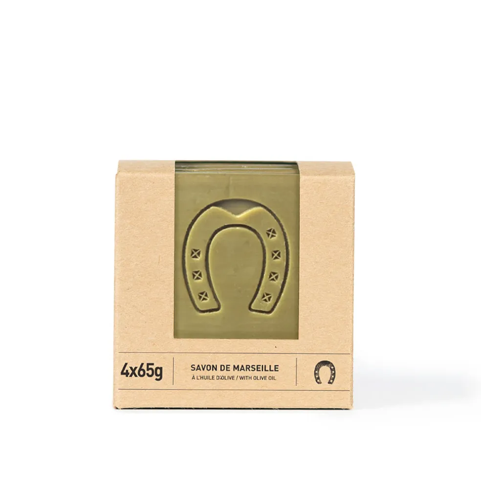 Savon de marseille cube tranche à l'huile d'olive 4x65g