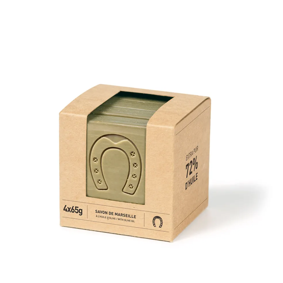 Savon de marseille cube tranche à l'huile d'olive 4x65g