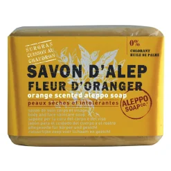 Savon d'alep fleur d'oranger 100g