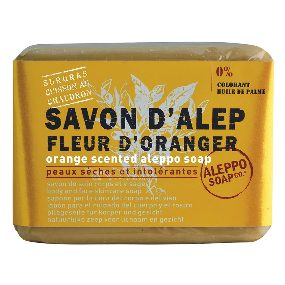 Savon d'alep fleur d'oranger 100g