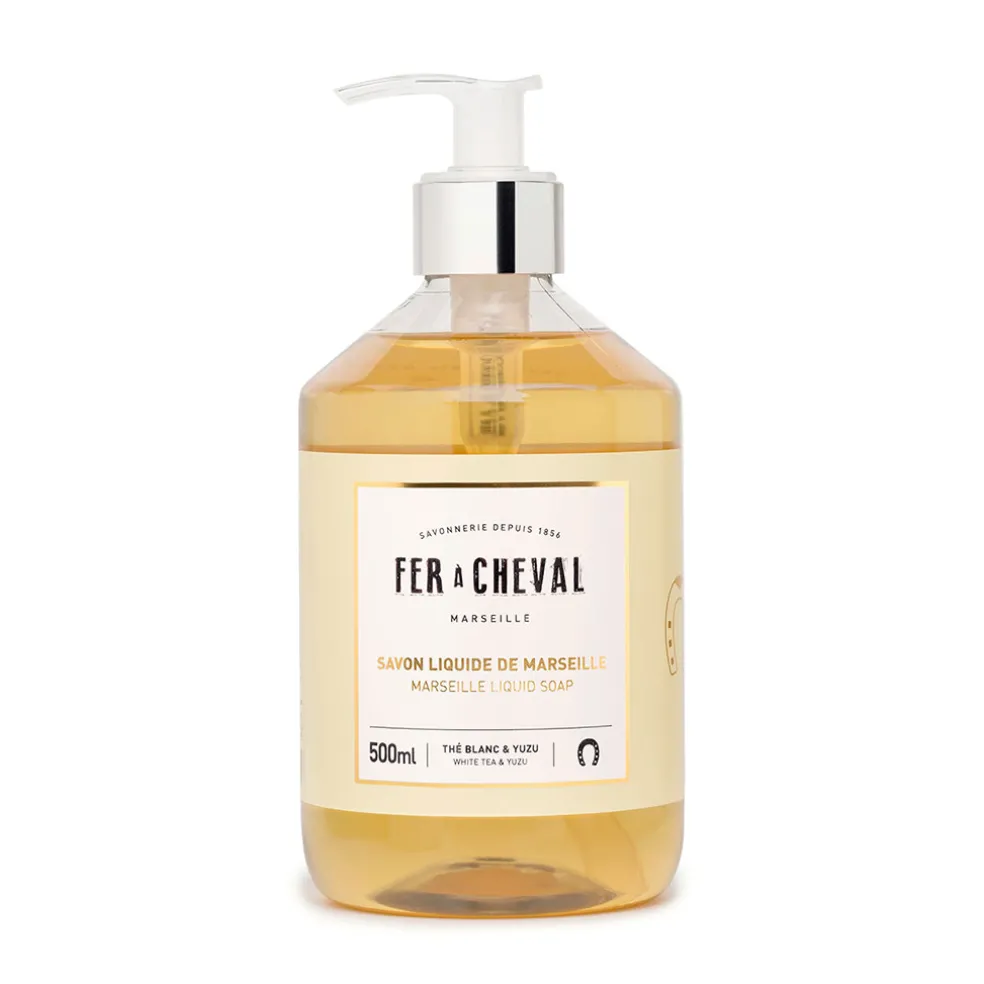 Savon liquide de marseille - Thé blanc & yuzu 500ml