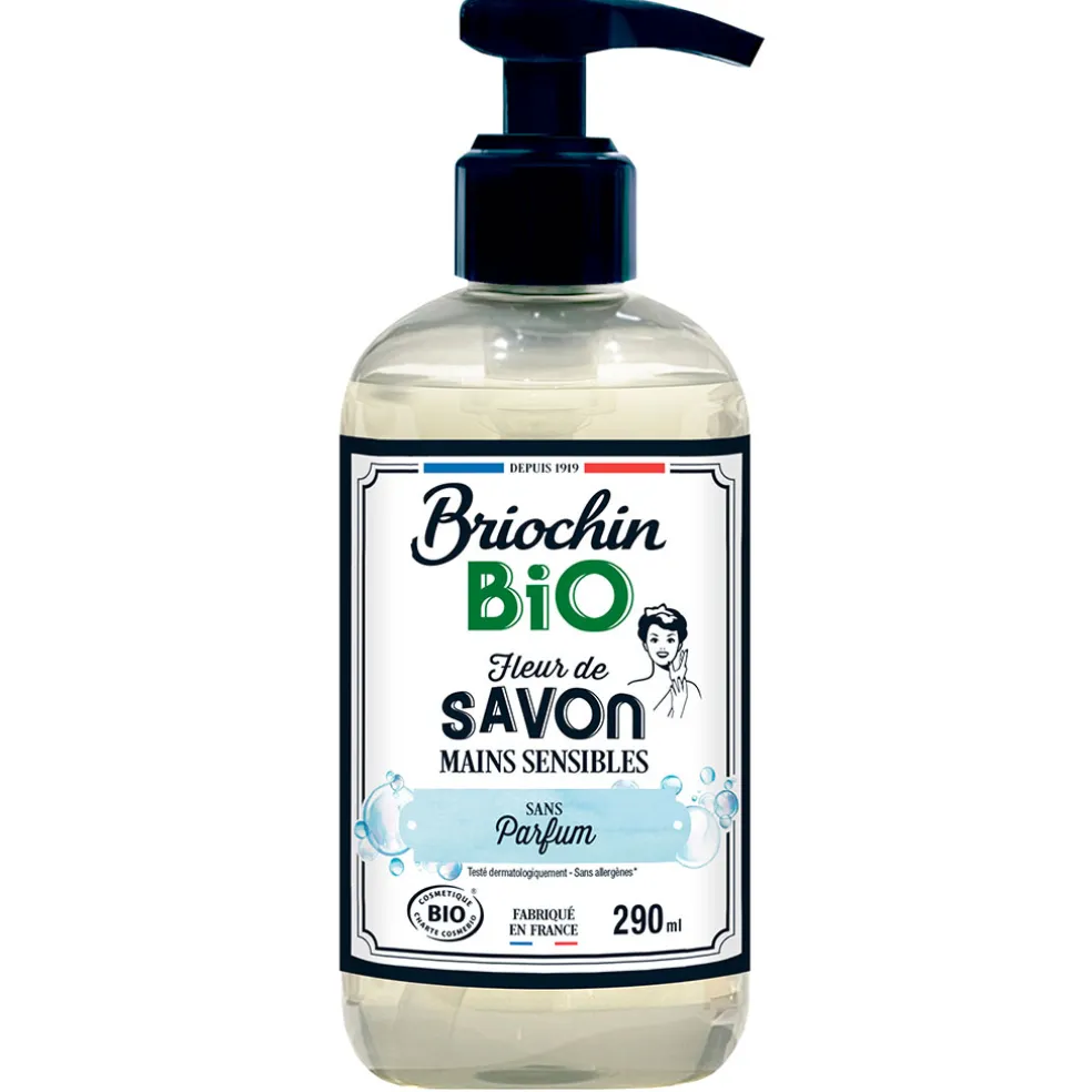 Savon liquide mains sans parfum 290ml - Cosmébio