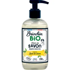 Savon liquide mains zeste de citron 290ml - Cosmébio