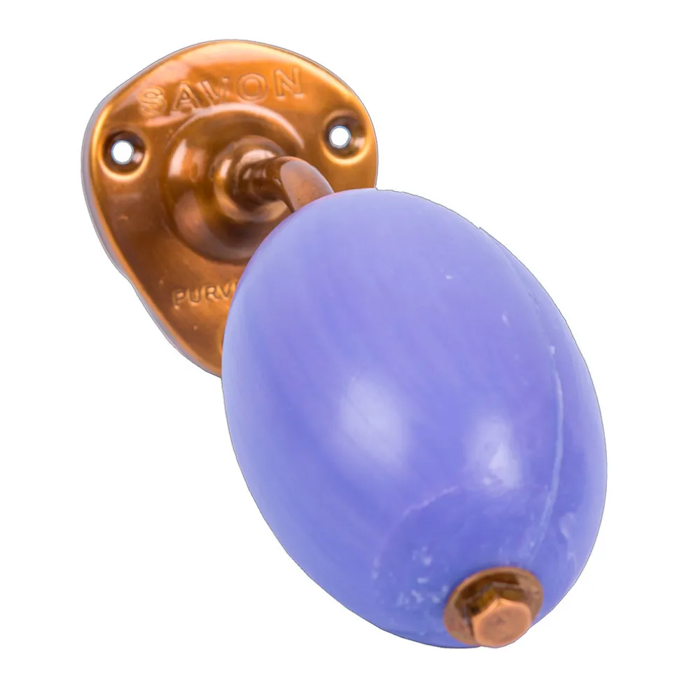 Savon rotatif lavande support laiton