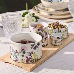 Service apéritif 4 pièces en céramique - Garden