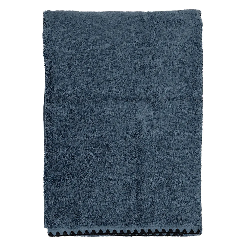 Serviette de bain en coton turquin 130x70cm - Issey
