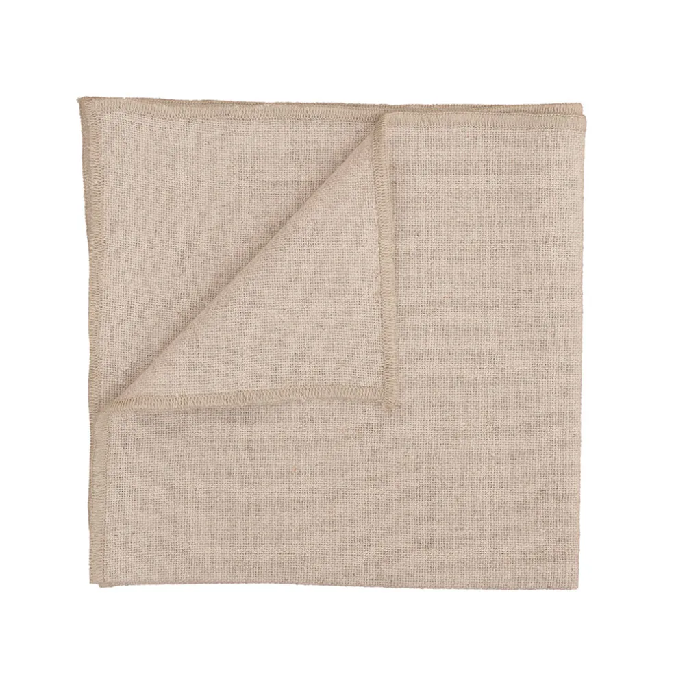 Serviette de table en lin et coton naturel 40x40cm - Corte