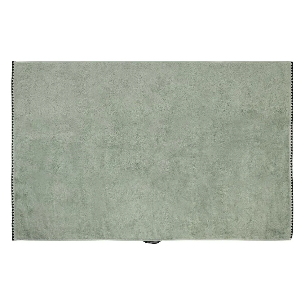 Serviette de toilette invite en coton celadon 30x50cm - Issey