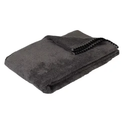 Serviette de toilette issey granit 50x100cm en coton