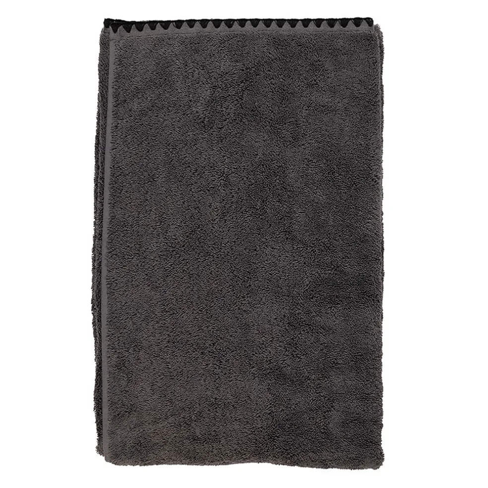 Serviette de toilette issey granit 50x100cm en coton