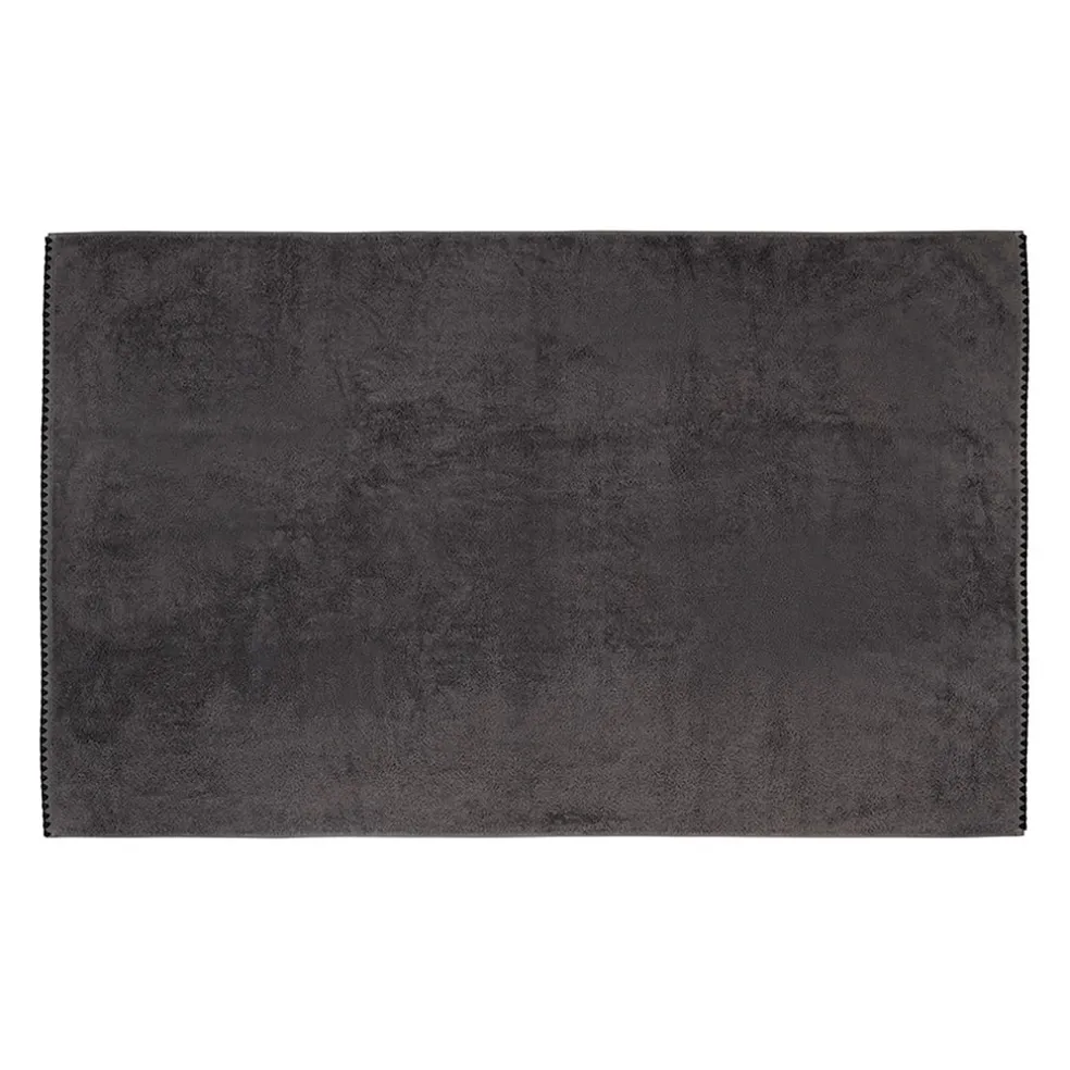 Serviette de toilette issey granit 50x100cm en coton