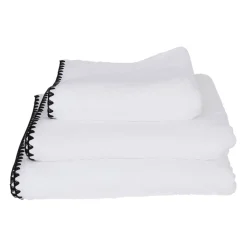 Serviette en coton blanc 30x50cm - Issey