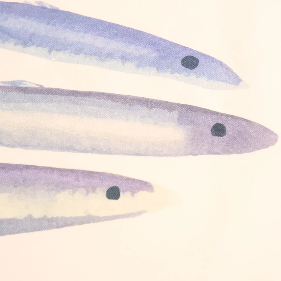 Set de 5 torchons crustace en coton