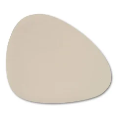 Set de table effet cuir crème 34x42cm