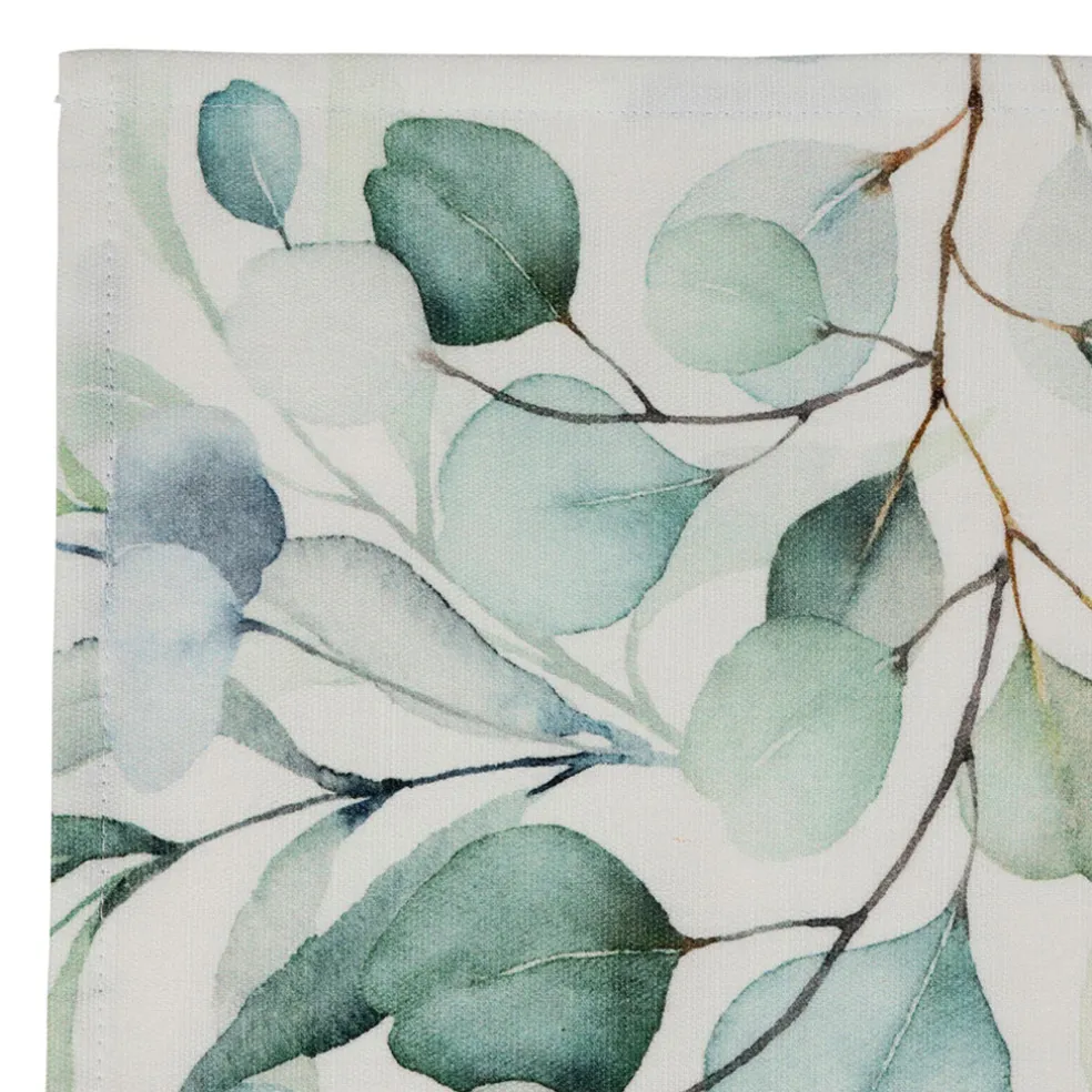 Set de table en coton vert 50x38cm - Eucalyptus