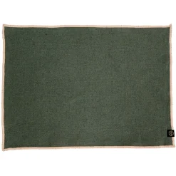 Set de table en lin et coton kaki 35x45cm - Corte