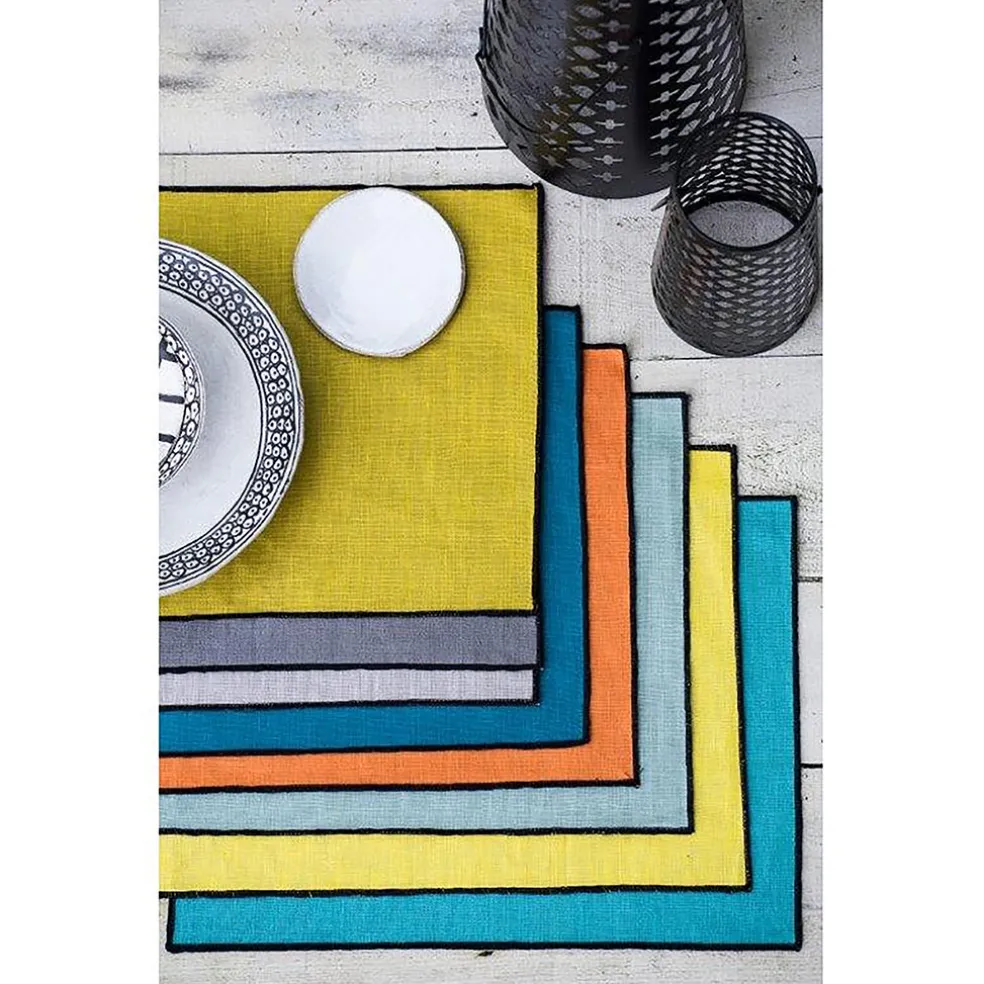 Set de table en lin granit 35x48cm - Borgo