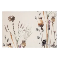 Set de table en vinyl et polyester multicolore 45x30cm - Floral