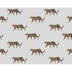 Set de table en vinyle blanc guepard 30x40cm