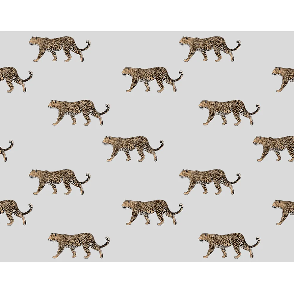 Set de table en vinyle blanc guepard 30x40cm