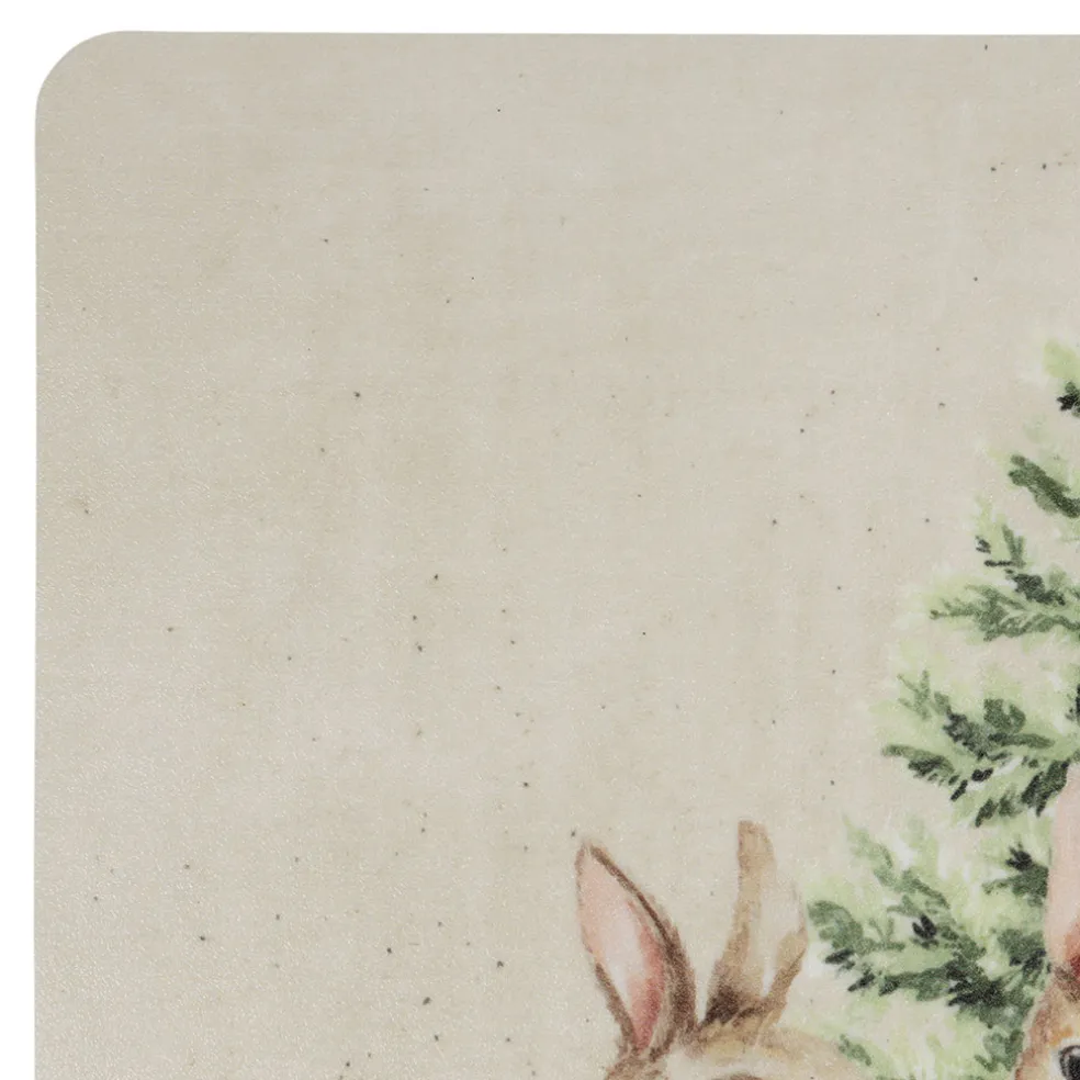 Set de table en vinyle multicolore 45x30cm - Lapins