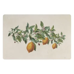 Set de table en vinyle multicolore 45x30cm - Citrons