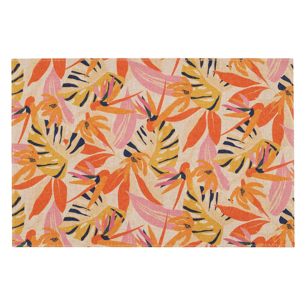 Set de table orange et rose 45x30cm - Allegra