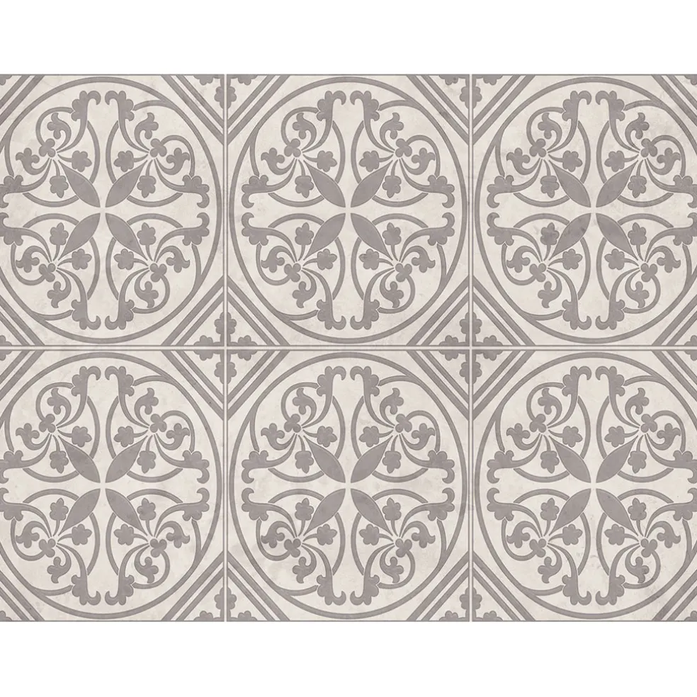 Set de table provence en vinyle gris 30x40cm