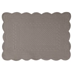 Set de table rectangulaire poivre en coton