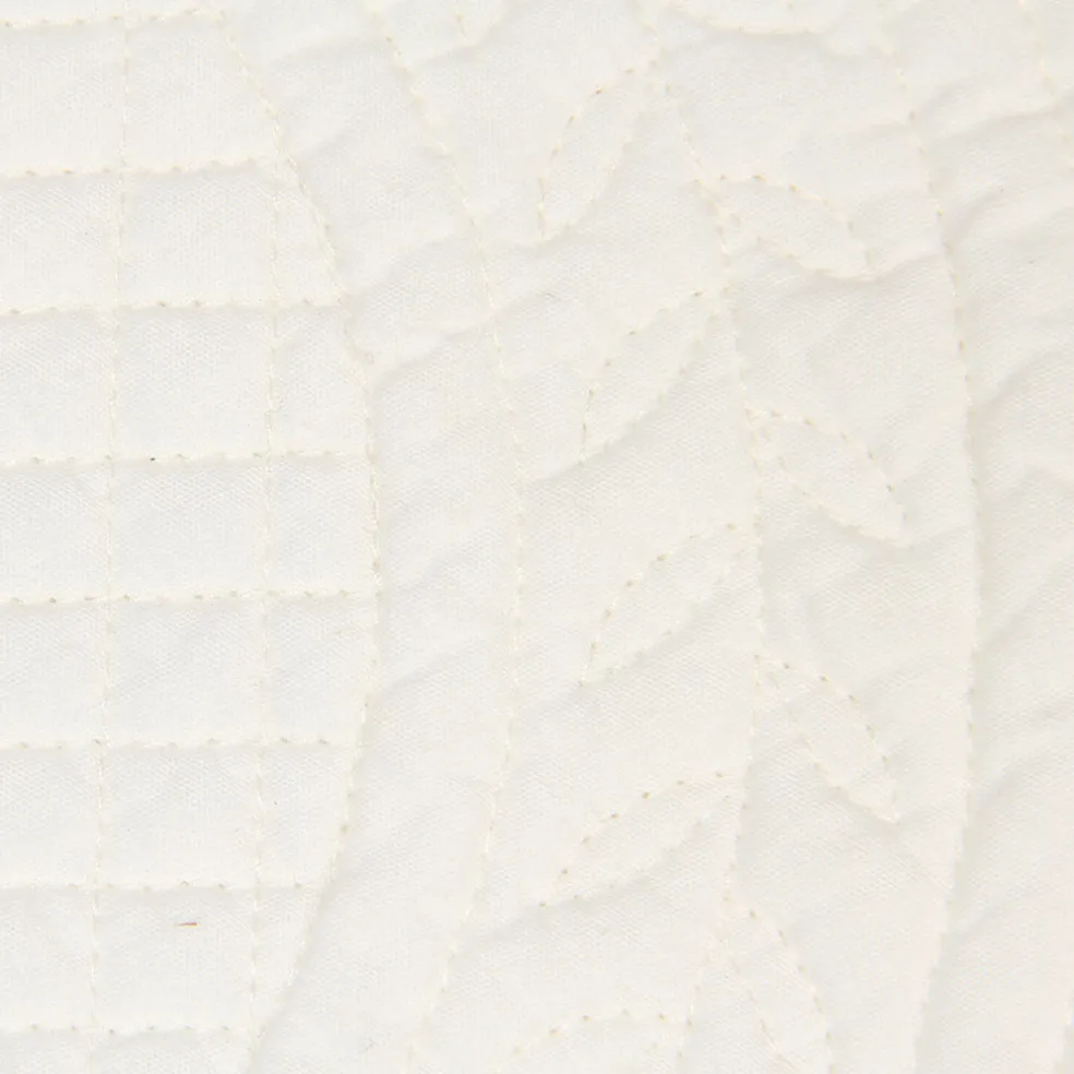 Set de table rectangulaire blanc en coton