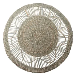 Set de table rond milos naturel - d35cm