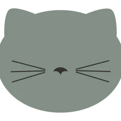 Set de table vinyle chat d30cm gris