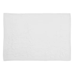 Set table boutis blanc 48x34cm coton