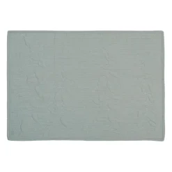 Set table boutis vert d'eau 48x34cm coton