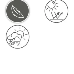 Statue d'extérieur silhouette anthracite h64cm