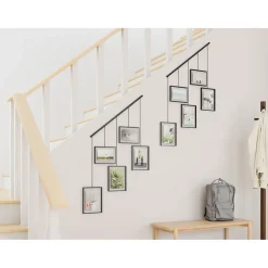 Support 5 cadres suspendu noir