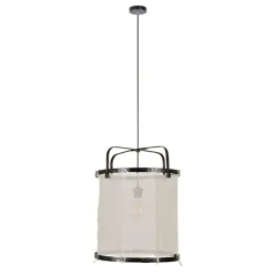 Suspension en bambou d35cm noir - hikari