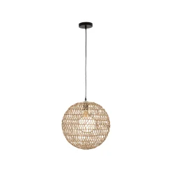 Suspension en corde de papier d41cm naturel - calyp