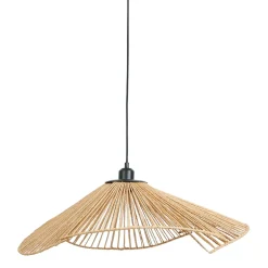 Suspension en corde de papaier d63cm naturel - Calyp