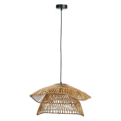 Suspension en corde de papaier d50cm naturel - Calyp