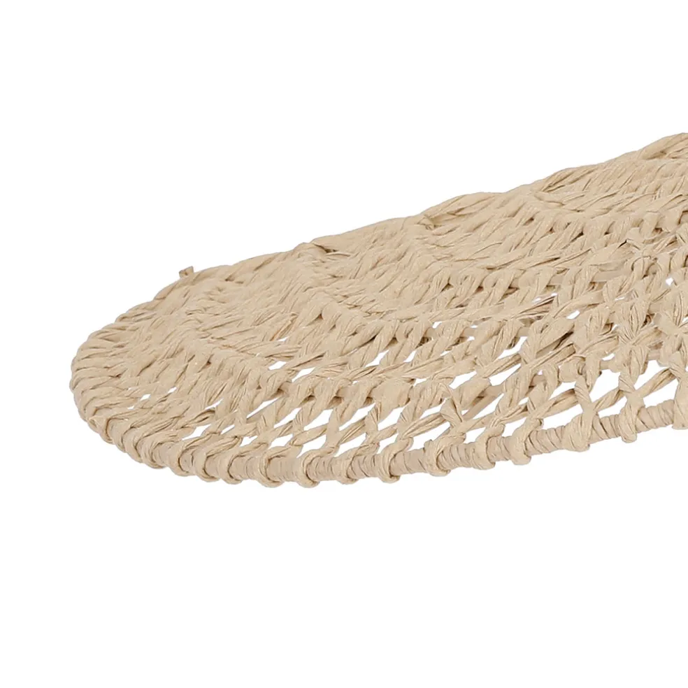 Suspension en corde de papier d50cm naturel - calyp