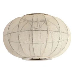 Suspension en coton et fer écru non électrifiée d45xh28cm - Enigma