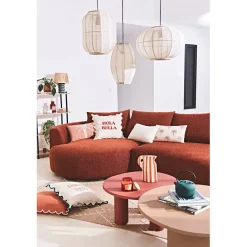 Suspension en coton et fer écru non électrifiée d45xh28cm - Enigma