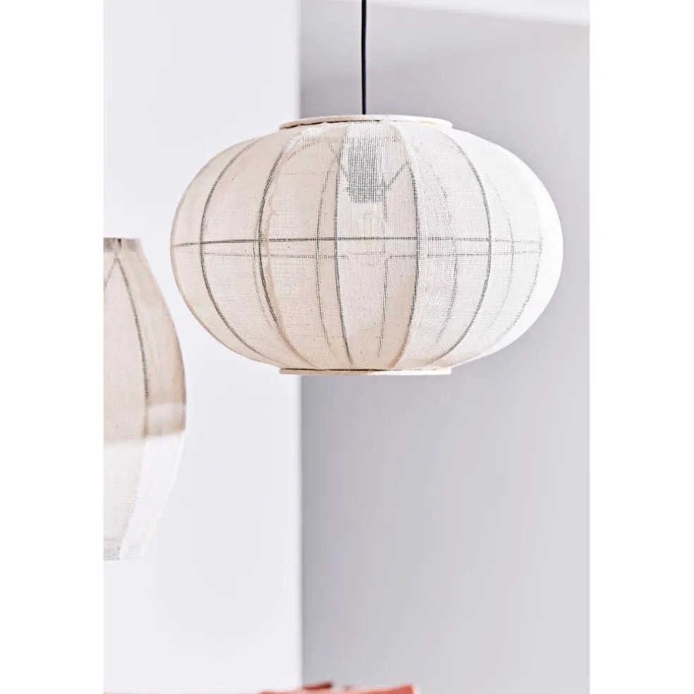 Suspension en coton et fer écru non électrifiée d45xh28cm - Enigma