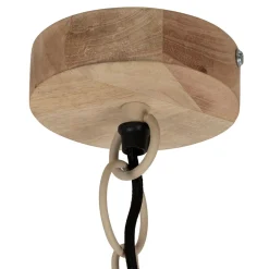 Suspension en fer et manguier sable d82cm - Ferese