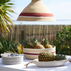 Suspension en jonc de mer d49xh32cm brique - Sumatra