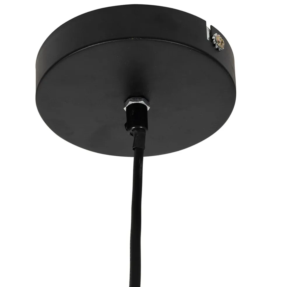 Suspension en jute et fer écru d25cm - Ramille