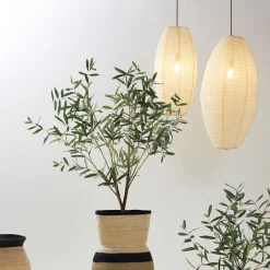 Suspension en jute et fer écru d25cm - Ramille