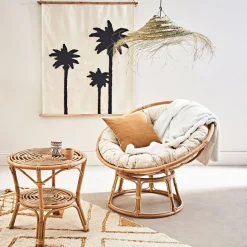 Suspension en osier d70cm naturel