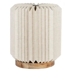 Suspension en papier et lin naturel d56xh20cm - Fontelo